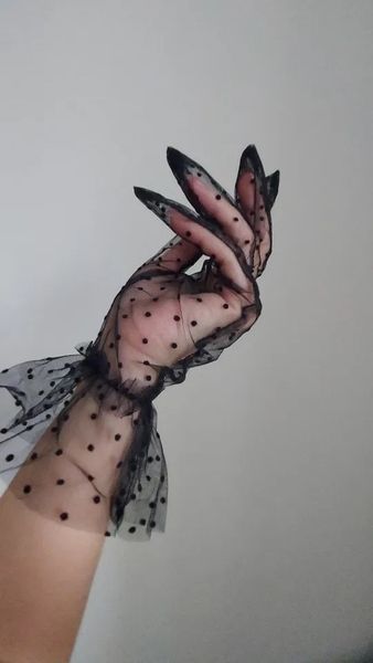 Рукавиці сітка короткі