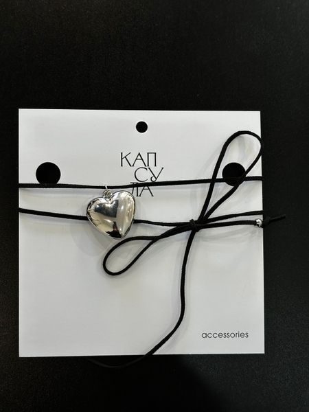 Кулон серце 3см